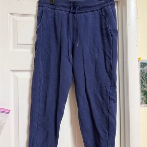 Lululemon Women Drawstring Scuba High-Rise Jogger Full Length Night Sea Size 10